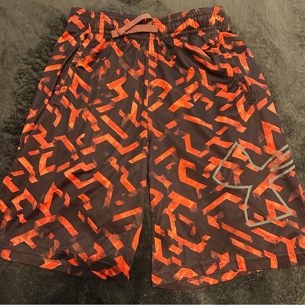 Under Armour Shorts-Orange and Black